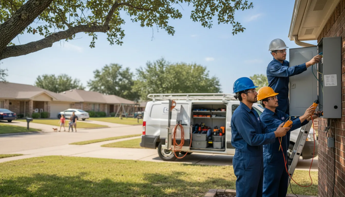 Certified electrician providing emergency electrical services in Barnesville, MN